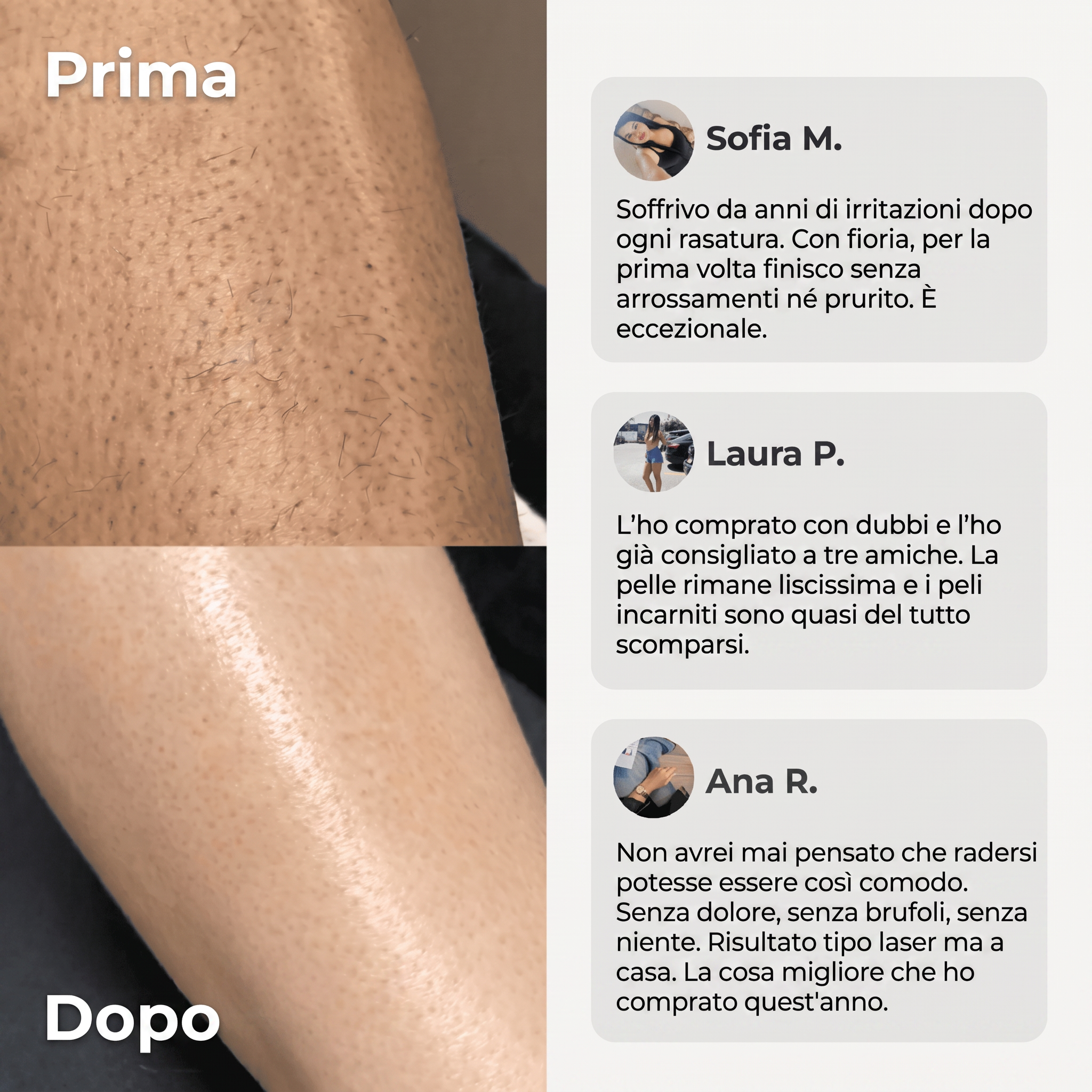 Rasoio 2 in 1 per Bikini e Corpo Fioria™